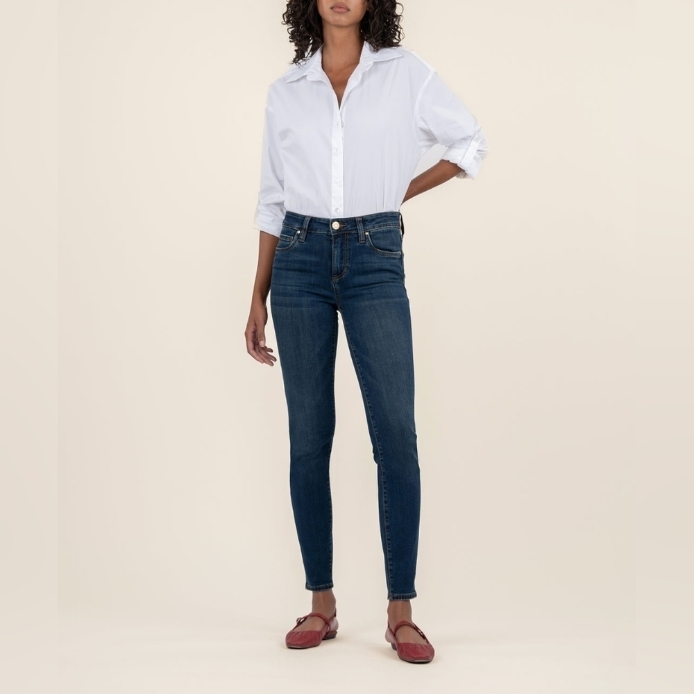 Kut From The Kloth Toothpick Skinny Jeans Women Medium Wash SZ 12